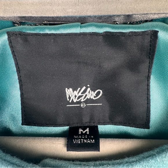 Mossimo Tiffany Blue Pea Coat Size Medium Wool blend - Picture 6 of 7